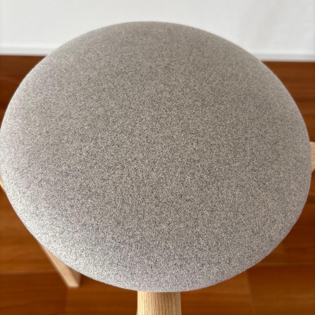 匠工芸 マッシュルームスツール M グレー