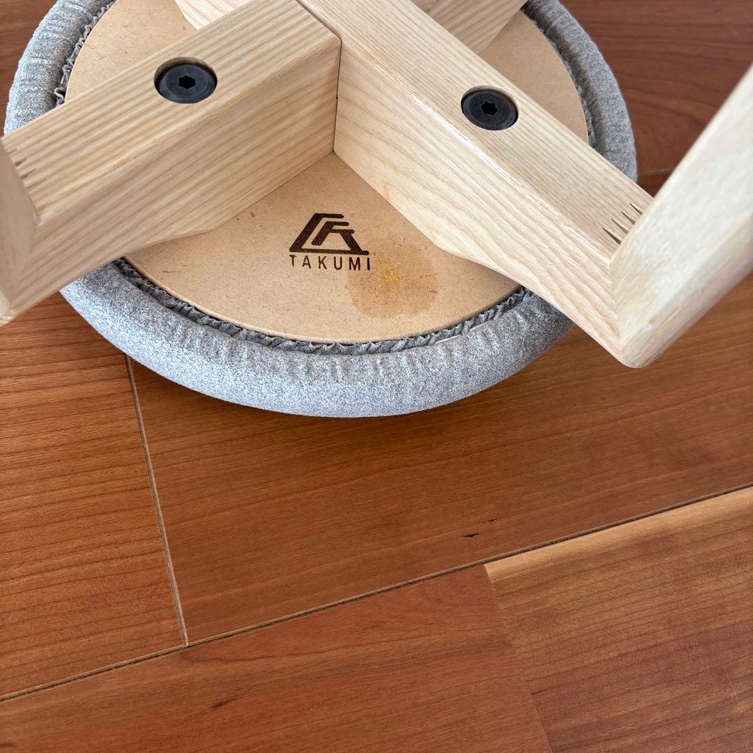 匠工芸 マッシュルームスツール M グレー