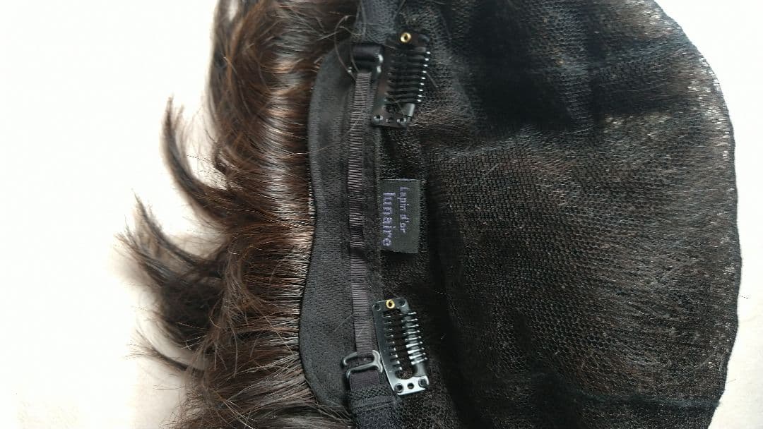 マダムヒロコ フルウィッグショ－ト ナチュラルブラウン 未使用に近い 総手植え