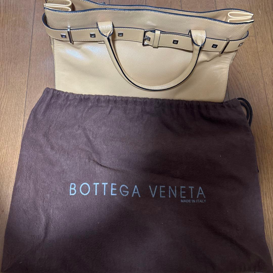 【極美品】ボッテガヴェネタ　ハンドバッグ　レザー　ブラウン