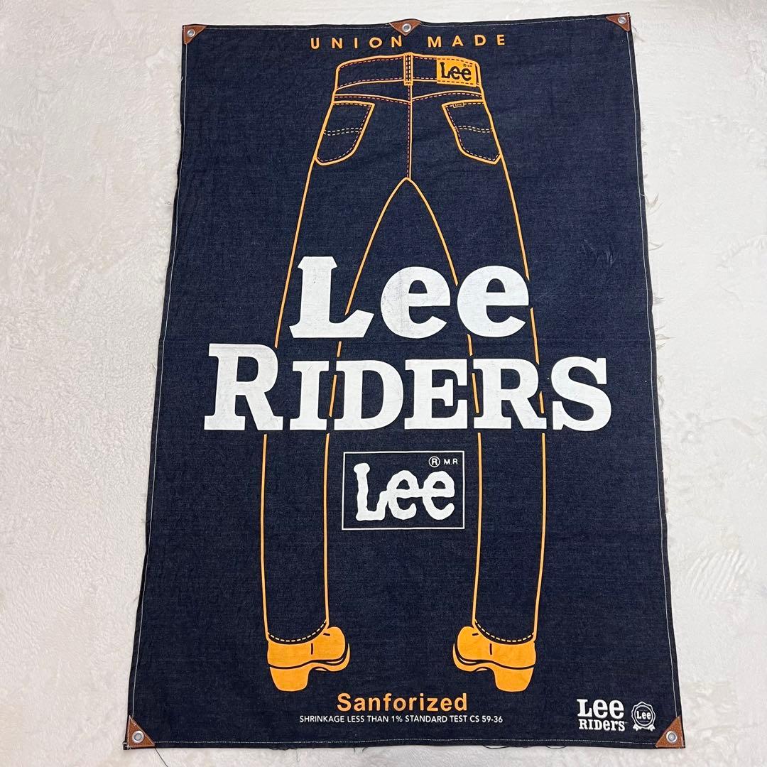 入手困難 Lee デニムバナー インディゴ Lee riders タペストリー