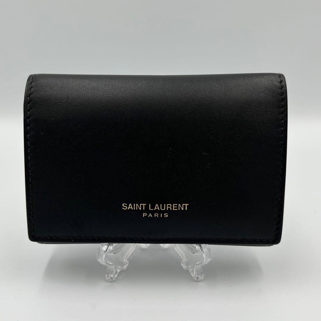 ✨美品✨SAINT LAURENT 6連キーケース　ブラック　ゴールドロゴ