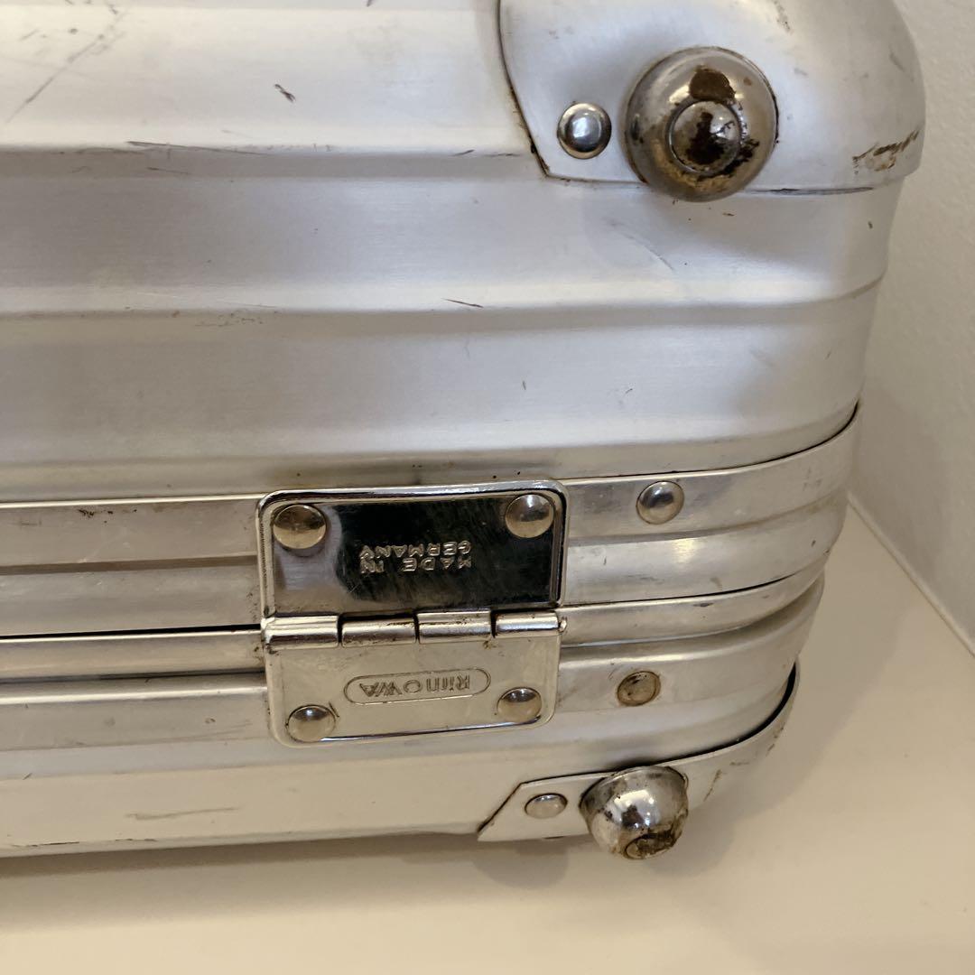 【廃盤・青ロゴ】RIMOWA リモワ　トパーズ　2本鍵付
