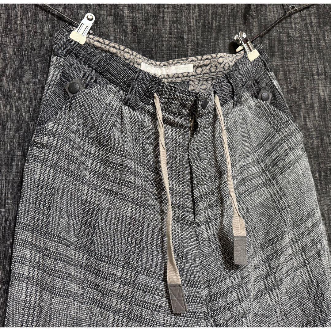 定価30800円 ホワイトマウンテニアリング　レーヨンジャガードサルエルパンツ