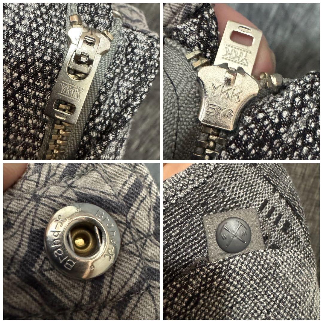 定価30800円 ホワイトマウンテニアリング　レーヨンジャガードサルエルパンツ