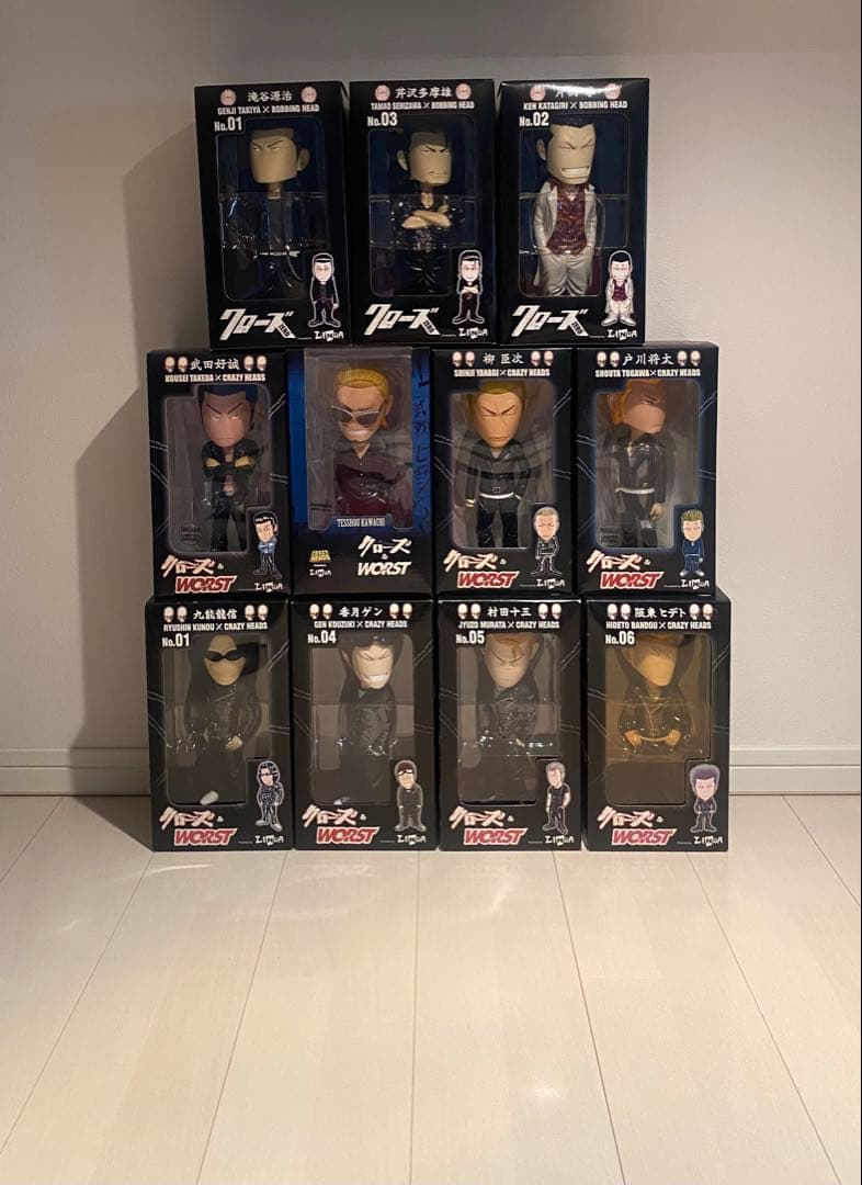 クローズWORST/クレイジーヘッズ/CRAZY HEADS/フィギュア【美品】