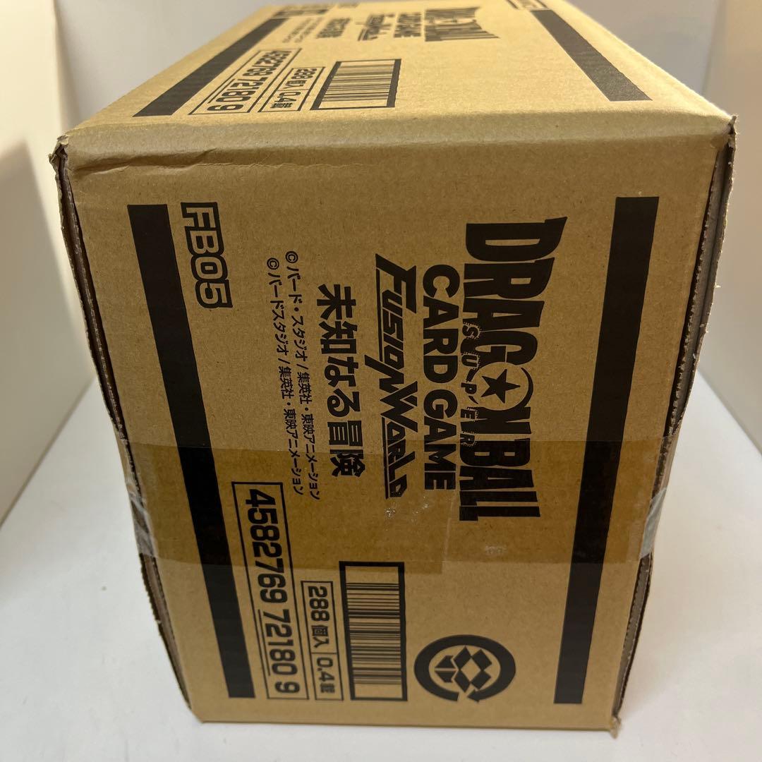 ドラゴンボールカードゲーム フュージョンワールド　未知なる冒険　未開封カートン