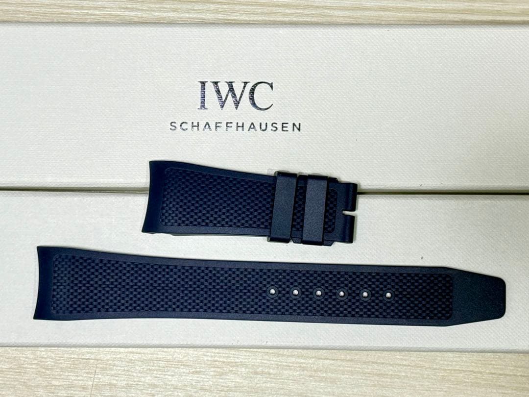 未使用【純正】IWC ポルトギーゼ　ヨットクラブ　ラバーベルト　ネイビー