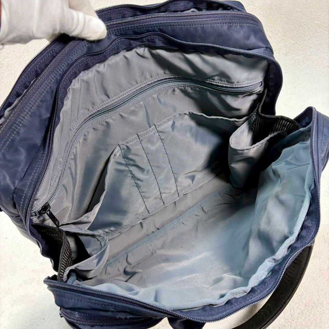 【美品✨】ポーター タイム 2WAYビジネスバッグ　ブリーフケース　ショルダー付