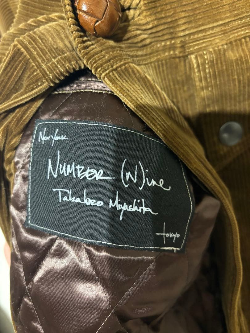 ナンバーナイン コーデュロイジャケット ダウン 04aw give 期