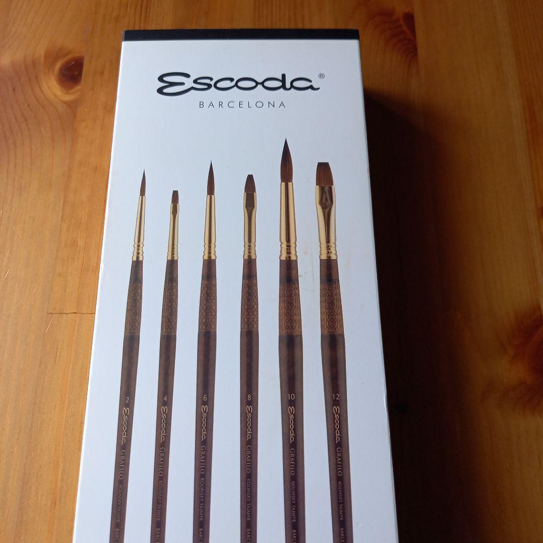 Escoda エスコダ　コリンスキー タイミーセーブル　油彩筆セット