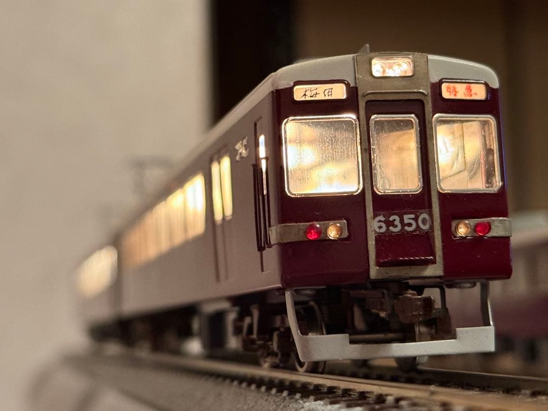京都模型　阪急6350型 鉄道模型 HOゲージ