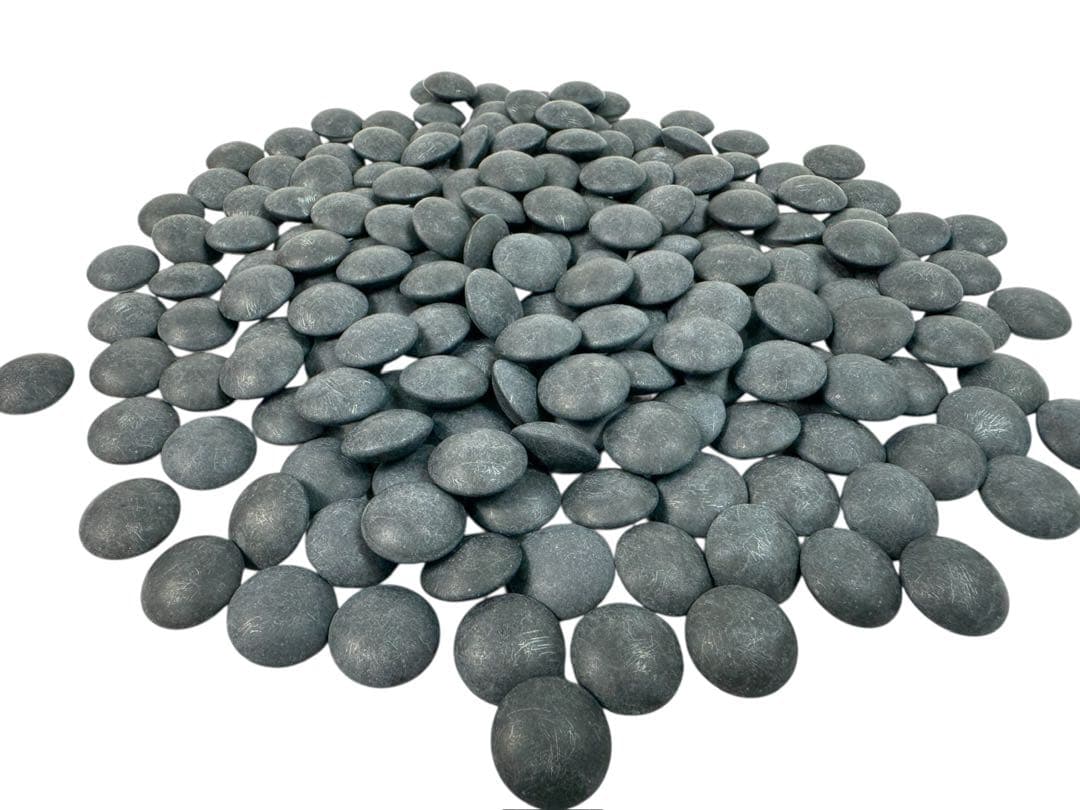 囲碁 36号 蛤碁石 那智黒 碁石 / 超特大 碁笥 欅 上