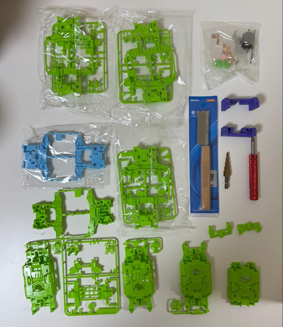 ミニ四駆　MSフレキ　加工治具　セット