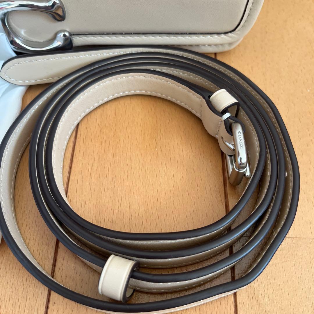 COACH ショルダーバッグ バンディット ツイード クロスボディ レザー