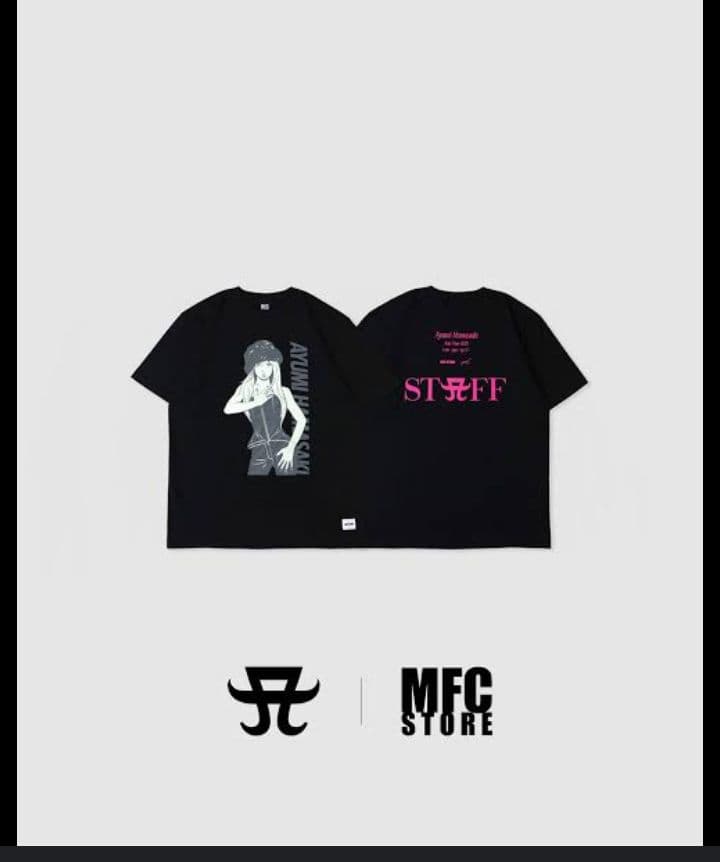 ayumi hamasaki × MFC STORE STAFF Tシャツ