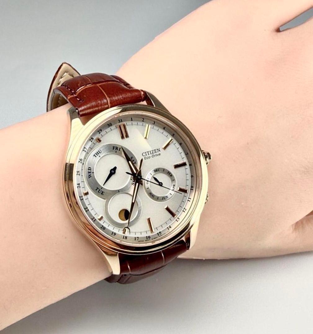 CITIZEN シチズン 腕時計 ムーンフェイズ デイデイト エコドライブ 4針