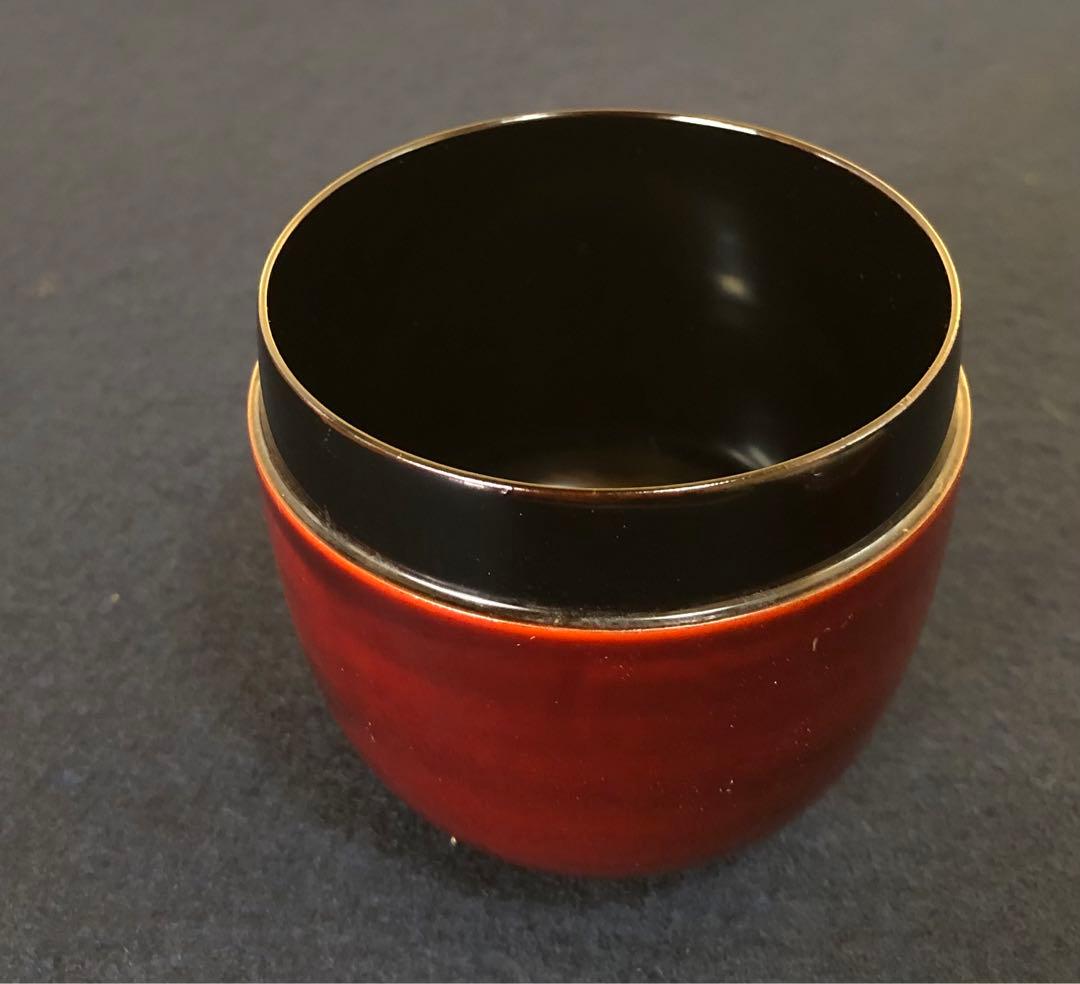 《R》茶道具 溜塗 大棗 岡本漆園作 共箱　260109き2