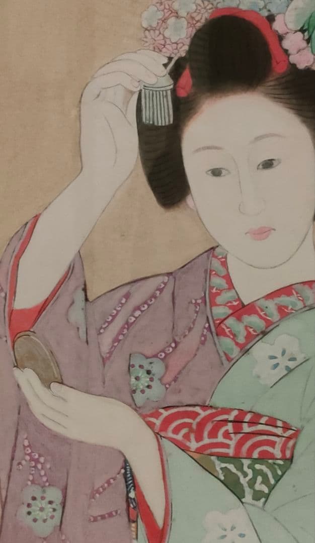 横尾芳月　真筆　舞妓　サイズF6号　美術年鑑評価額 600万