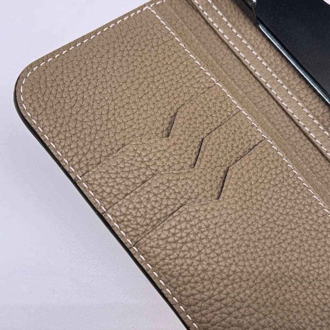 美品 BONAVENTURA iPhone 15 Pro ダイアリー ケース