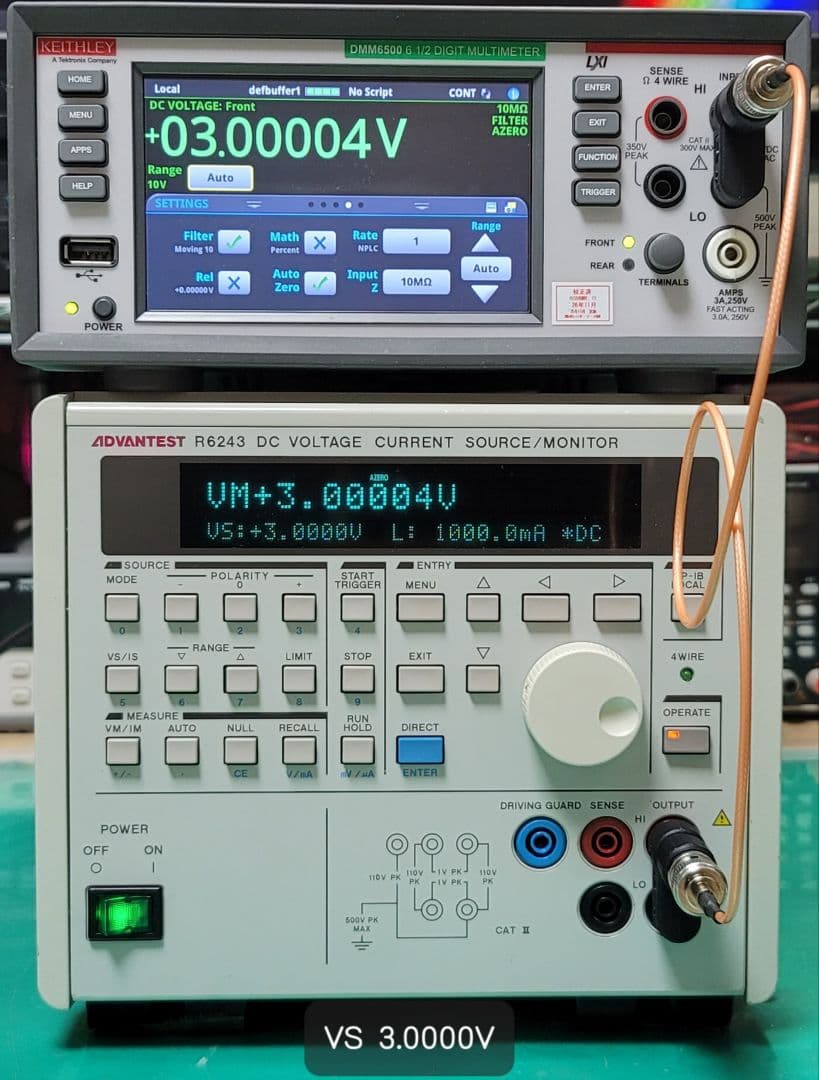 その他 ADVANTEST 6243 DC VOLTAGE/CURRENT SOURCE