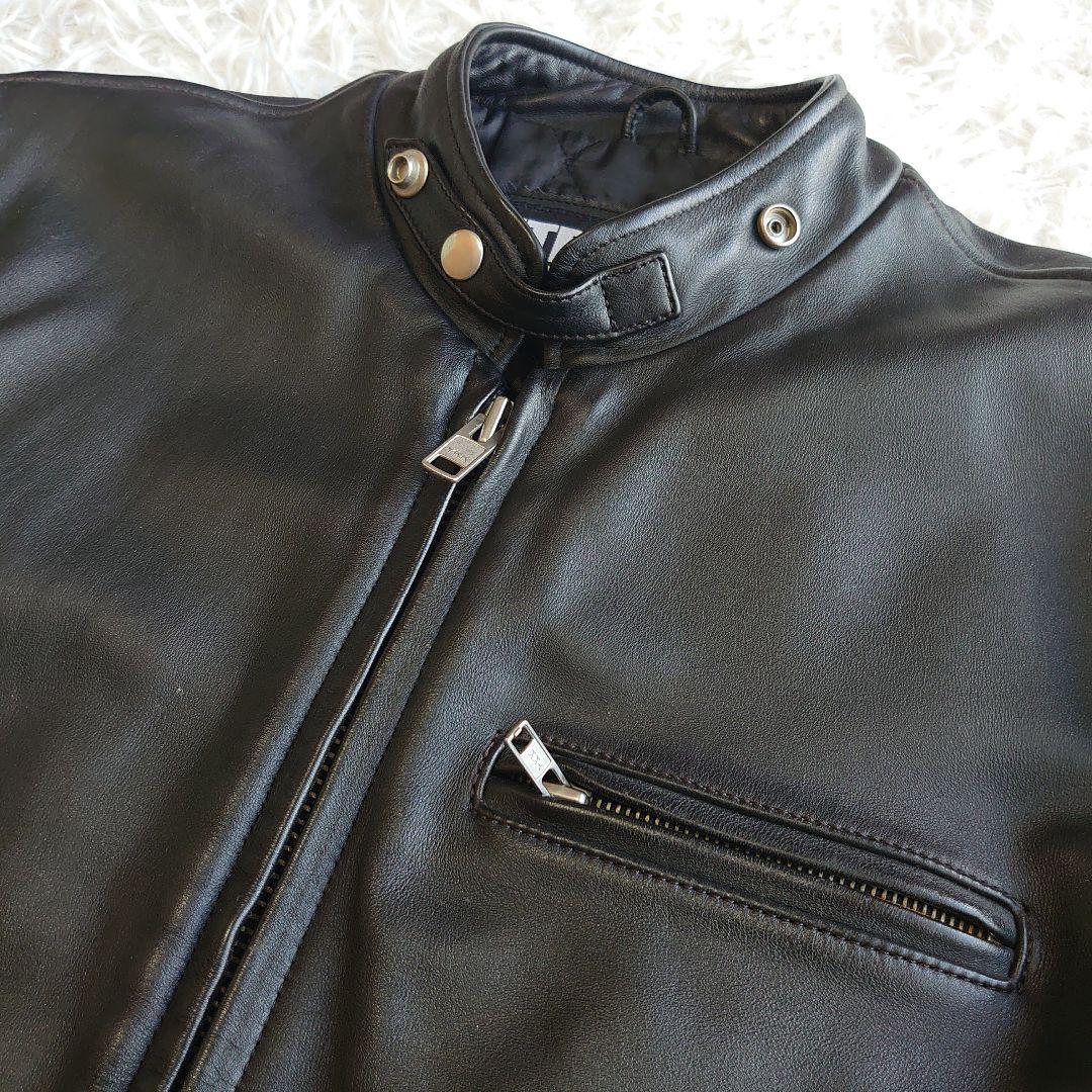 TRICKY トリッキー 牛革 シングルライダース レザージャケット XLサイズ