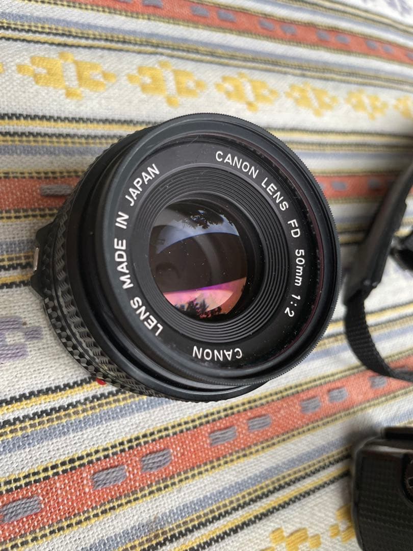 CANON AE-1 PROGRAM　50ｍｍ　グリップ、シグマzoomレンズ付