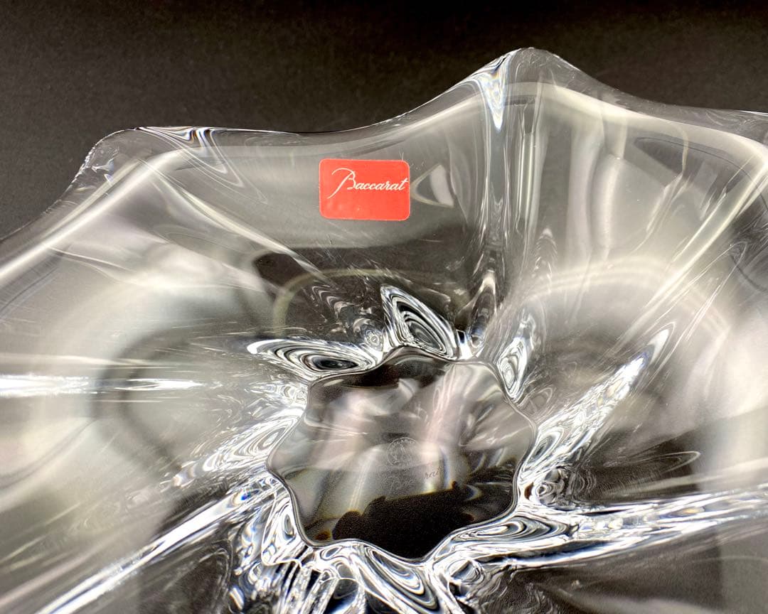 【美品】 Baccarat Cadixバカラ キャディックス 飾り皿 小物入れ