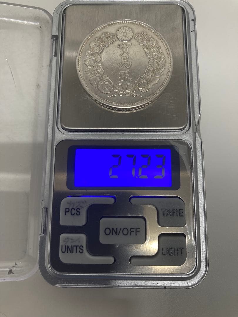 貿易銀　明治10年　一圓銀貨