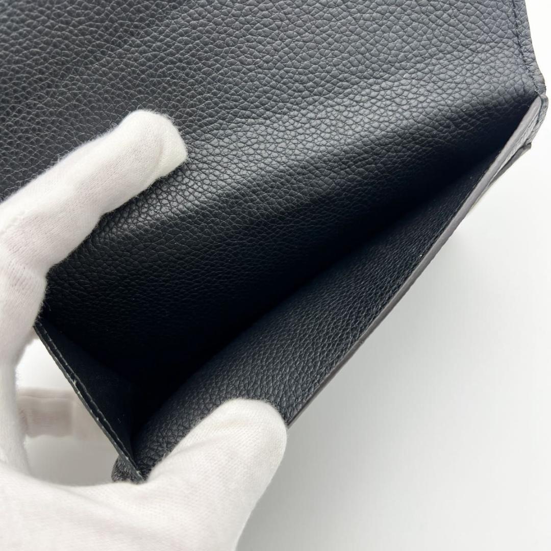 【美品】ヴィトン モノグラム ポルトフォイユ パラスコンパクト M60990 黒