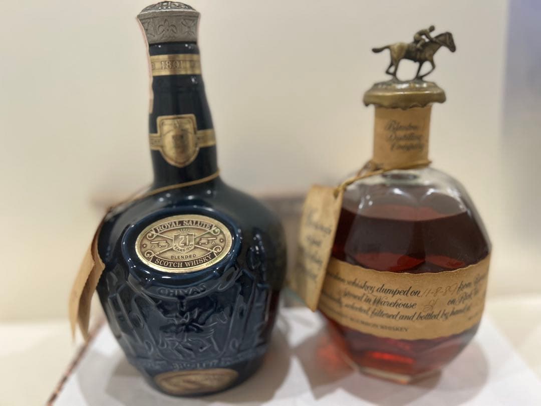 未開栓ウィスキー2本 Salute,Blanton Kentucky