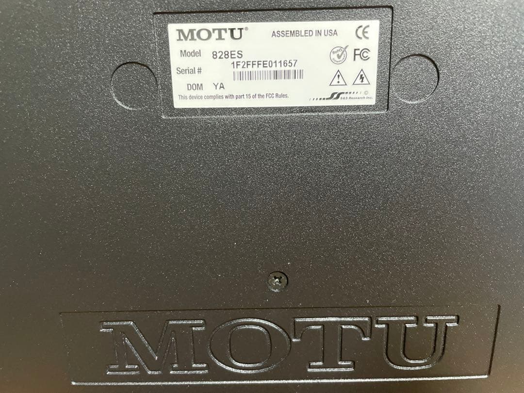 MOTU 828ES オーディオインターフェイス
