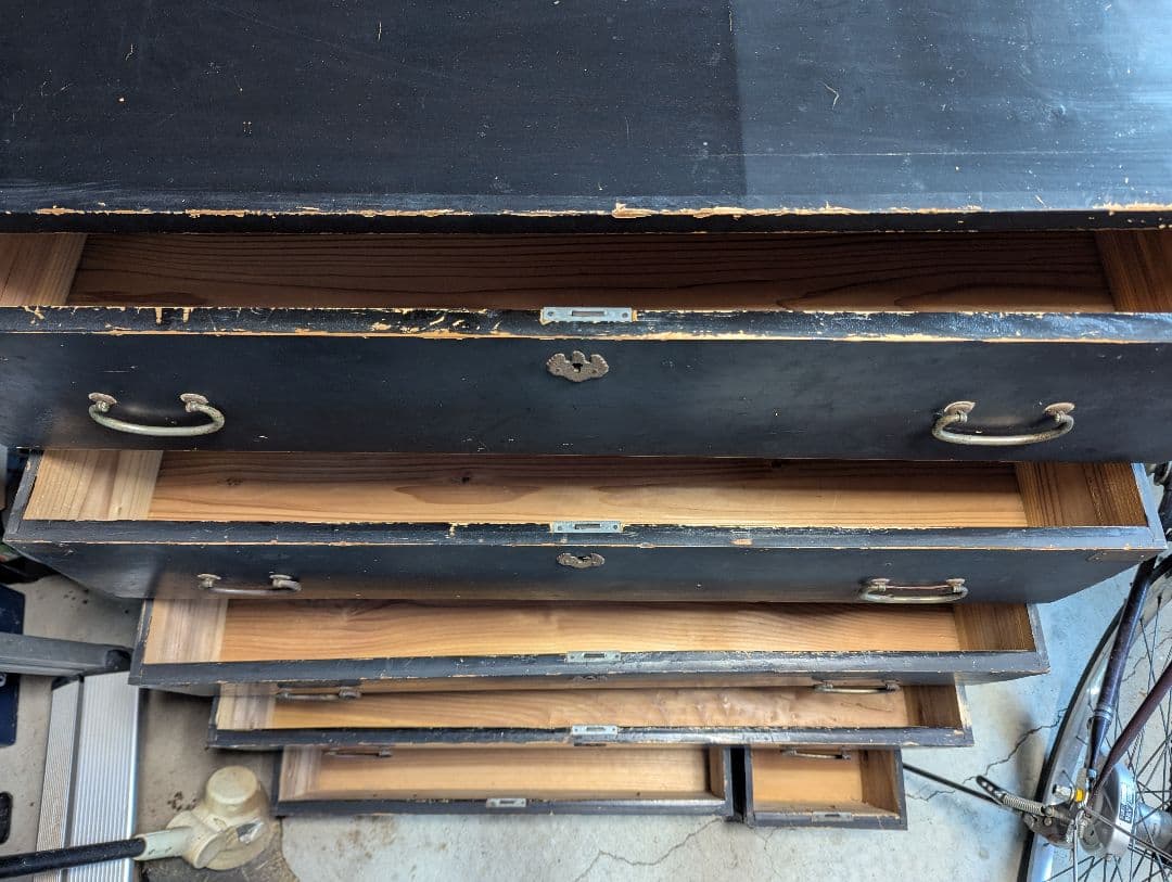 yo-yo【1935-45年製】和箪笥　アンティーク　骨董