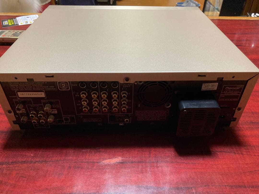 動作確認、【Pioneer DVR-1000】DVDレコーダー　リモコン取説付き
