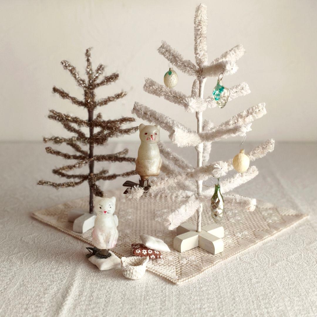 【チョコメルさま】cat ornament ୨୧ しろ猫さん オーナメント d