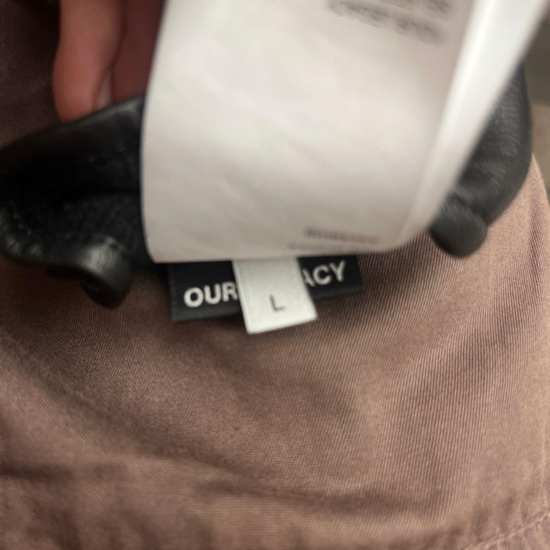 OUR LEGACY アワーレガシー 黒 レザー手袋 グローブ L