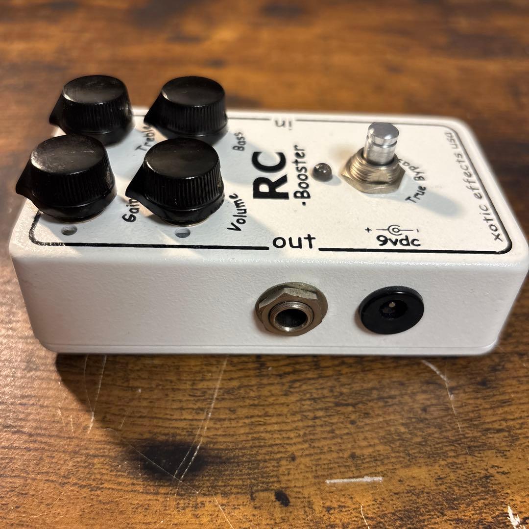 xotic effects RC Booster 初期型手書きシリアル