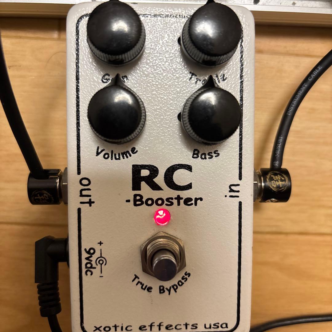 xotic effects RC Booster 初期型手書きシリアル
