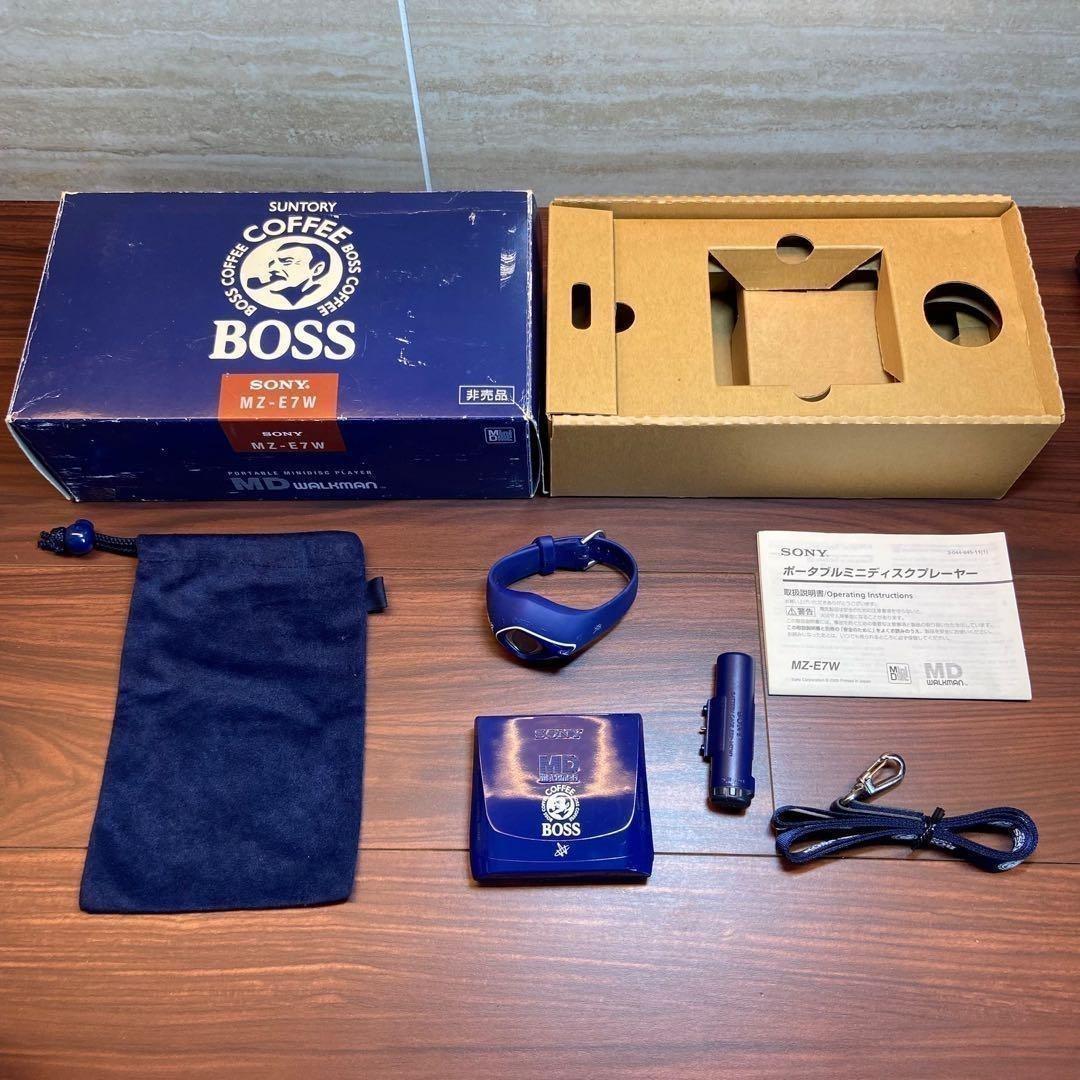 SONY MDウォークマン MZ-E7W MDプレーヤー BOSS 3469