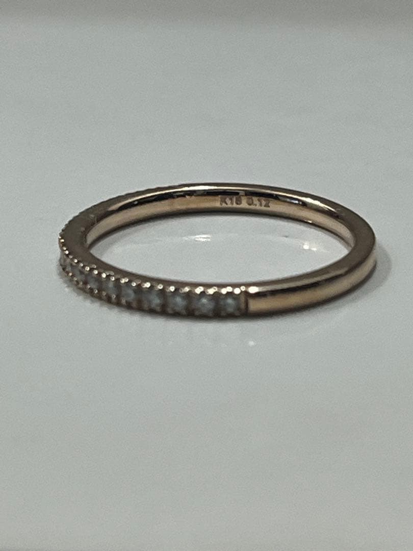 ベルシオラ　K18 ハーフエタニティリング