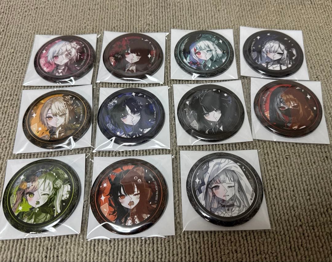 魔法少女ノ魔女裁判　くじメイトE賞　【希望or絶望】缶バッジ　セット