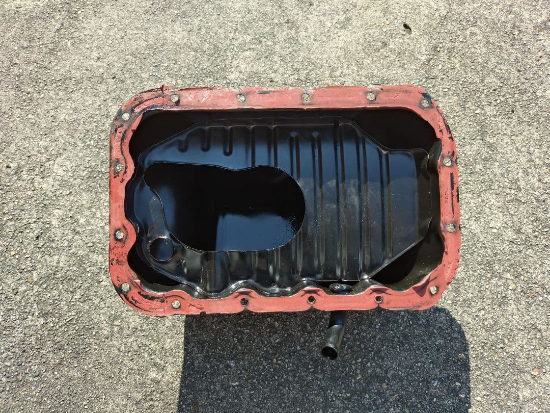 カプチーノ　シリンダーブロック　オイルパン