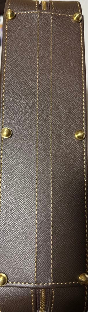 大峽製鞄 スリムオーバーナイト オールレザー ブリーフ ビジネス鞄 トープカラー