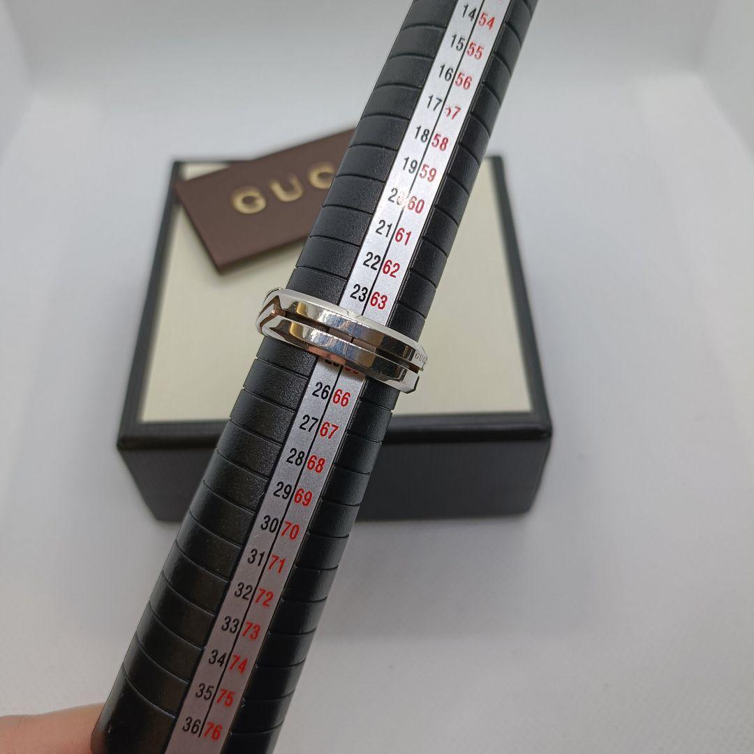 達磨1228様　美品✨️　GUCCI リング　24.5号 インフィニティ　シルバ