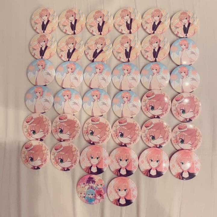 すとぷり ジェル オール 缶バッジ