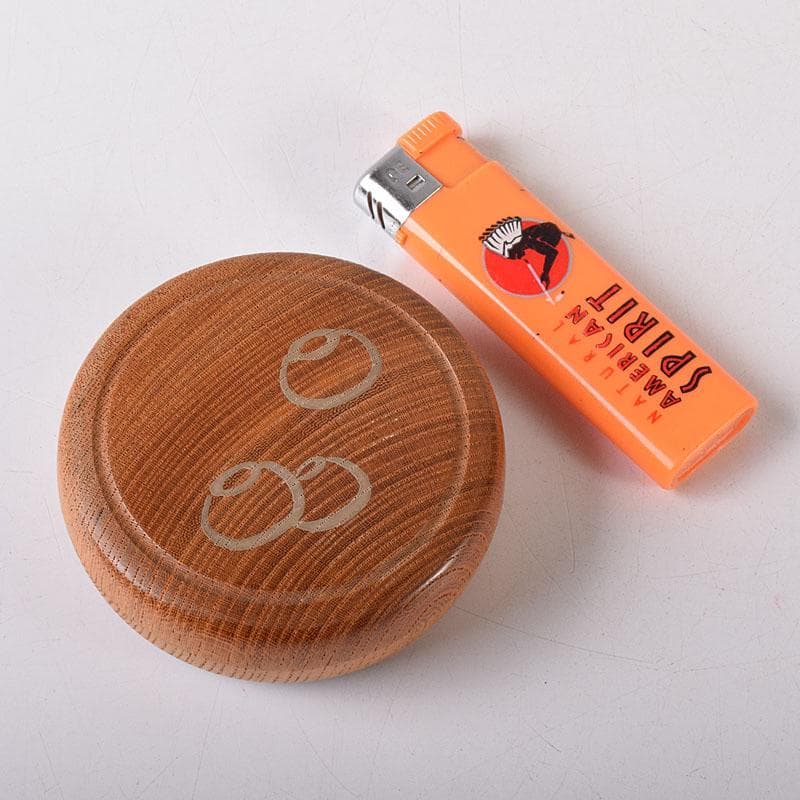 茶道具　而妙斎(宗左) 好　不審庵　自画　ツボツボ香合　共箱　M　R8313