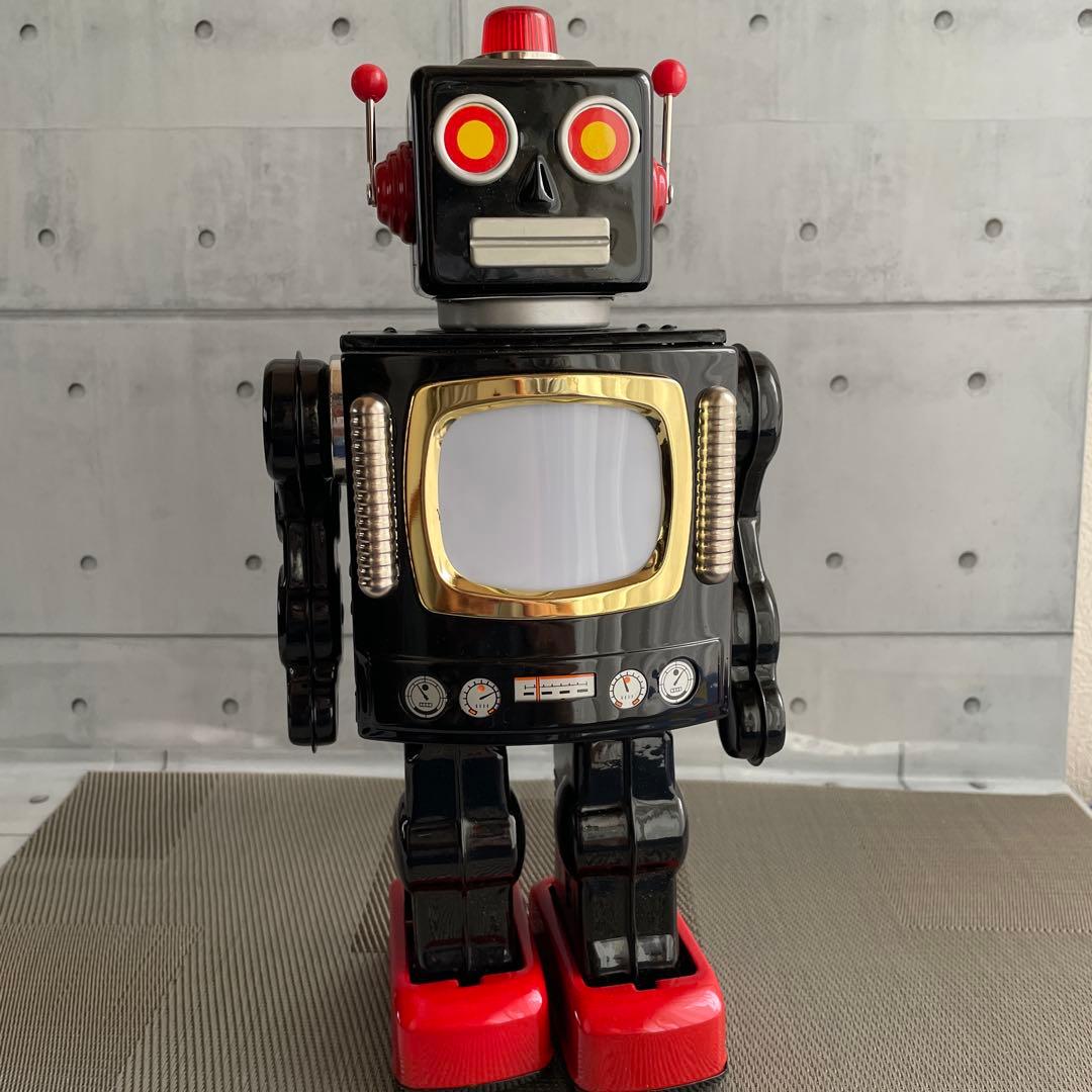 新品保管品・美品です。メタルハウステレビロボット日本製　箱付きお買い得です。