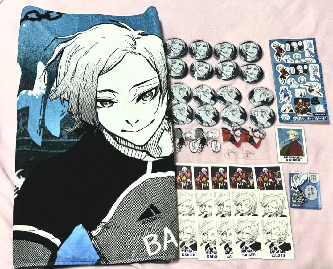 ブルーロック展 ブルロ展 カイザー 40点まとめ売り 缶バッジ ぱしゃこれ など