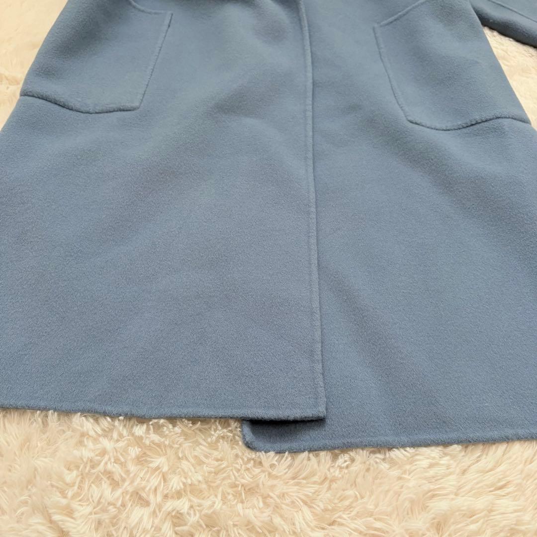 人気✨スローブイエナ HAMILTONダブルフェイスチェスターコート　ブルー