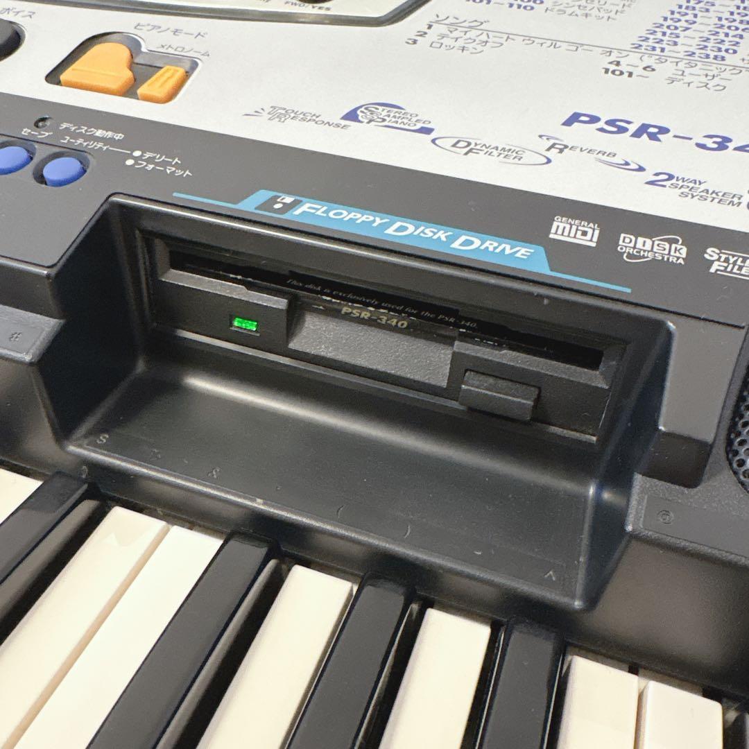 【動作確認済み】 ヤマハ PSR-340 キーボード 譜面台あり YAMAHA